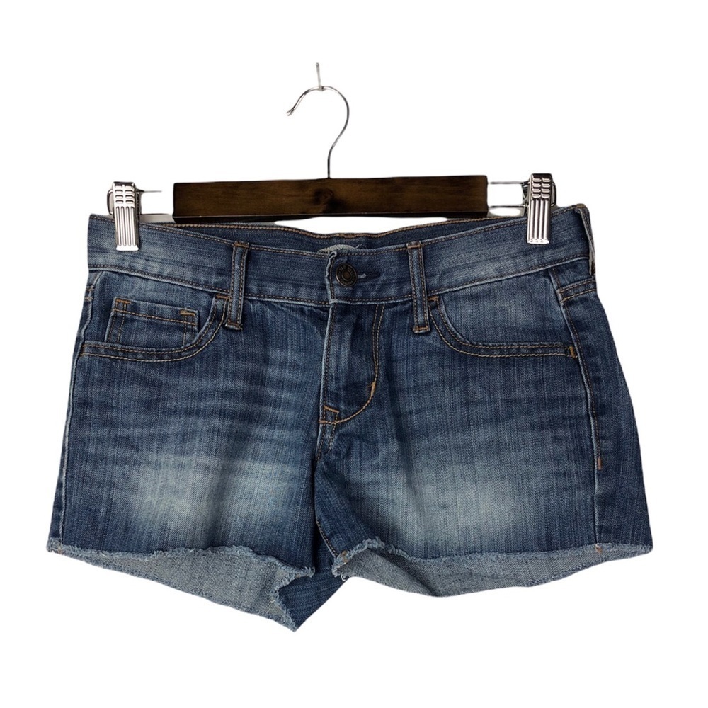 Old Navy Blue Diva Denim Short Shorts 0